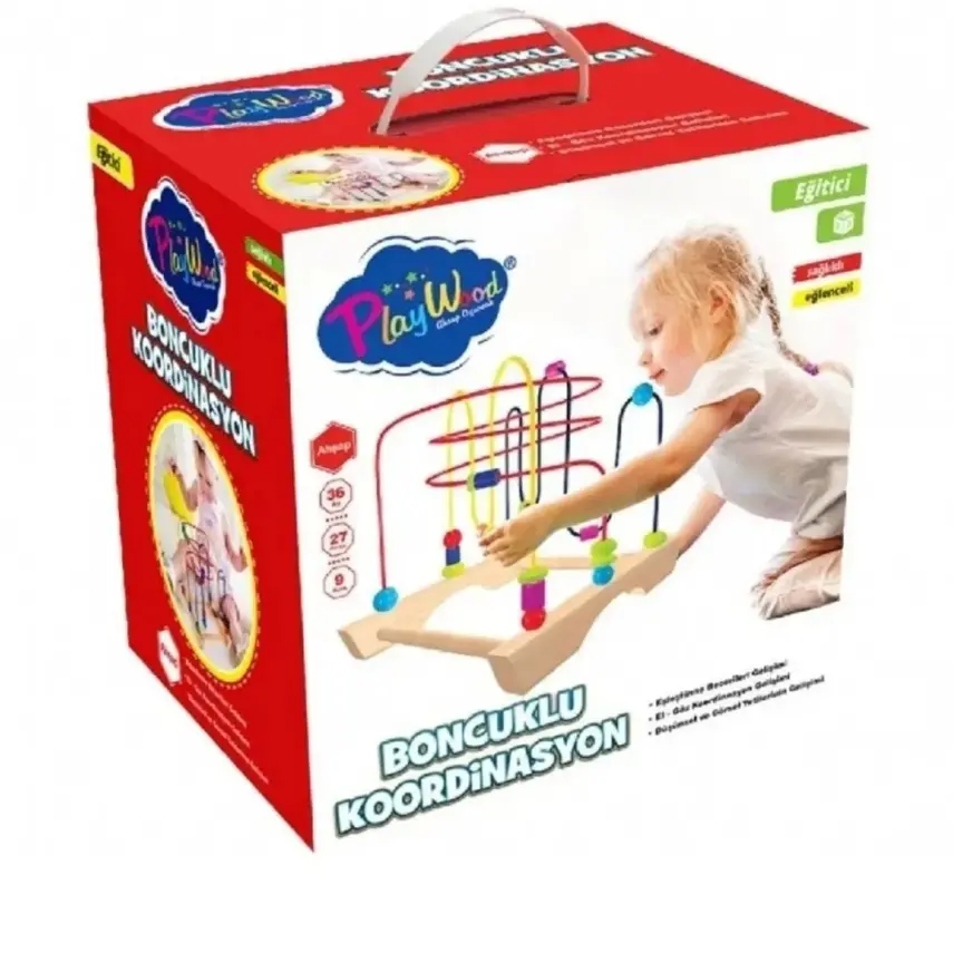 Play Wood Kutuda Ahşap Boncuklu Koordinasyon - 2