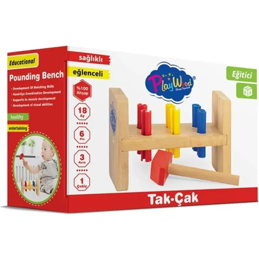 Play Wood Kutuda Ahşap Tak-Çak - 4