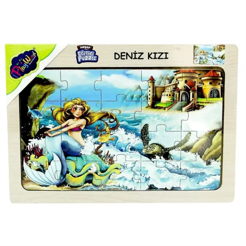 Play Woodl Eğitici Puzzle Denizkızı - 1