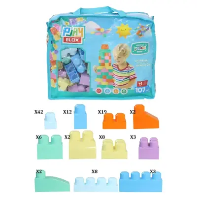 Playblox Blok Pastel 107 Parça (1)