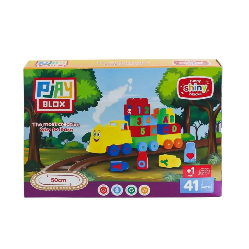 Playblox Tren Seti 41 Parça - 1