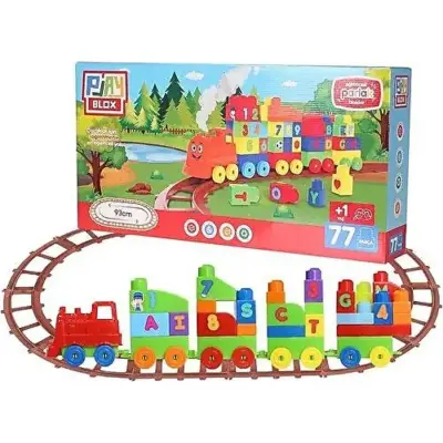 Playblox Tren Seti 77 Parça - 3