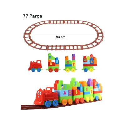 Playblox Tren Seti 77 Parça (1)