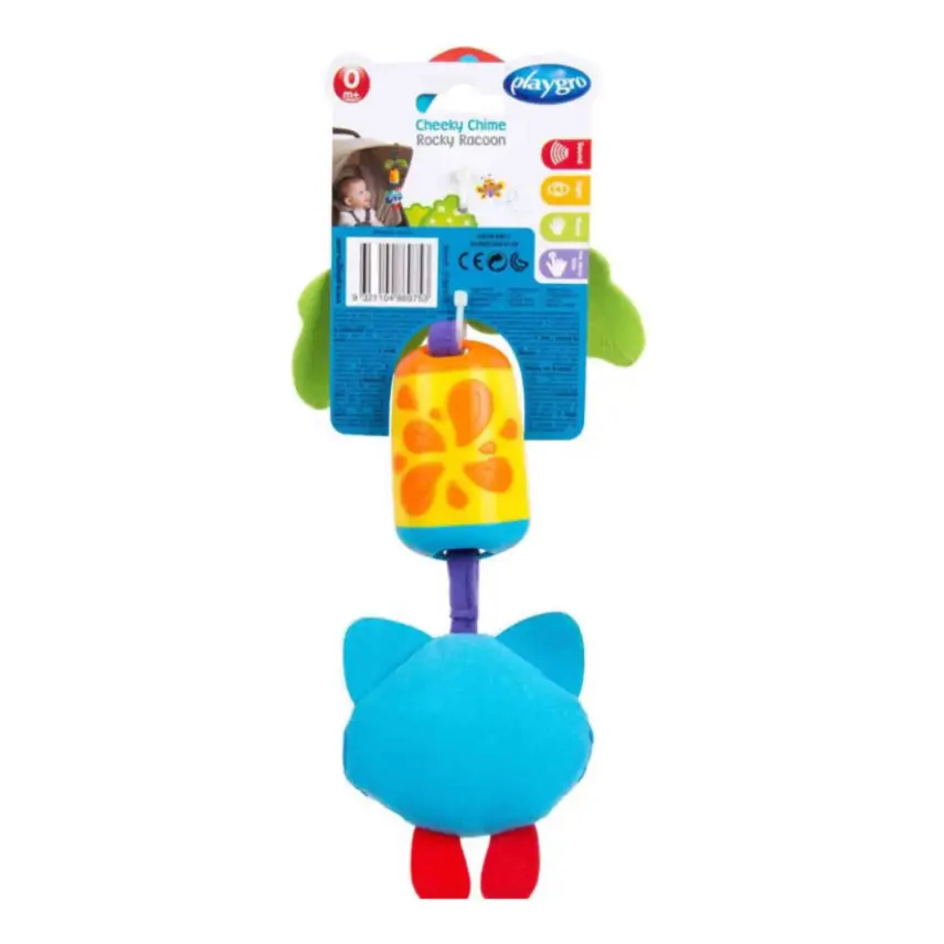 Playgro Asılabilir Çanlı Oyuncak Rakun - 3