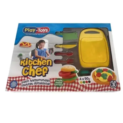 Playtoys Kıtchen Chef Oyun Hamuru Seti (1)