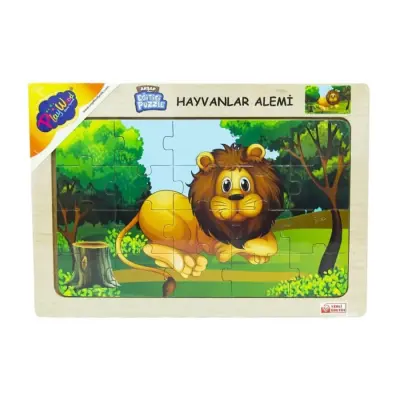 Playwood Ahşap Eğitici Puzzle Hayvanlar Alemi - 3