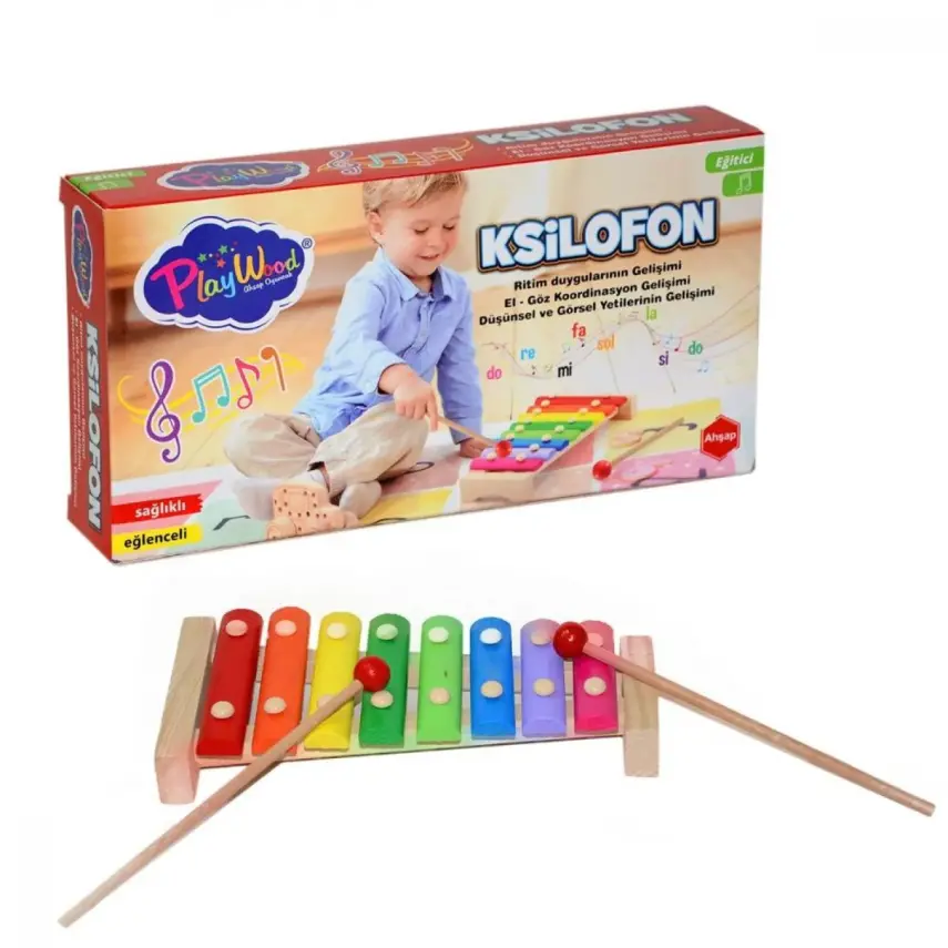 Playwood Ahşap Kutuda Ksilofon - 1