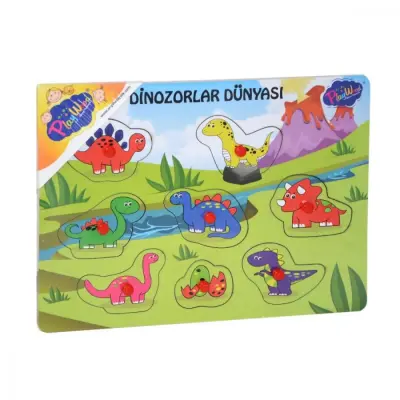 Playwood Ahşap Tutmalı Dinazor Dünyası (1)
