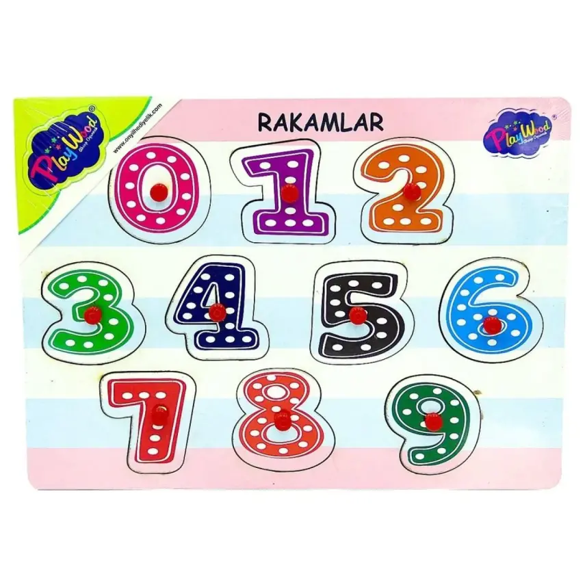 Playwood Ahşap Tutmalı Rakamlar ONY-161-162 - 1