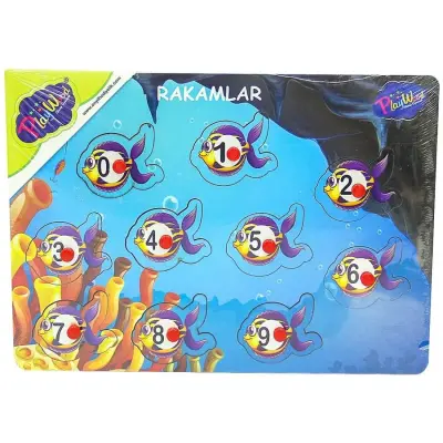 Playwood Ahşap Tutmalı Rakamlar ONY-161-162 - 2