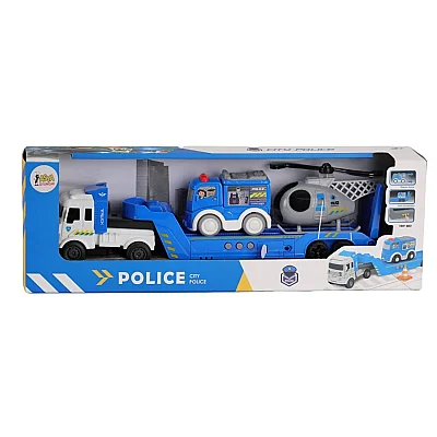 Polis Ve İtfaiye Aracı Taşıyan Tır (1)