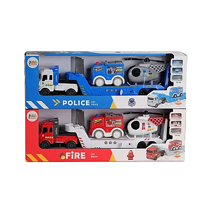Polis Ve İtfaiye Aracı Taşıyan Tır - 3