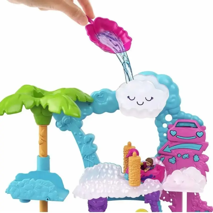Polly Pocket Flamingo Araba Su Eğlencesi Seti - 5
