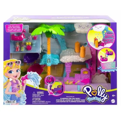 Polly Pocket Flamingo Araba Su Eğlencesi Seti - 6