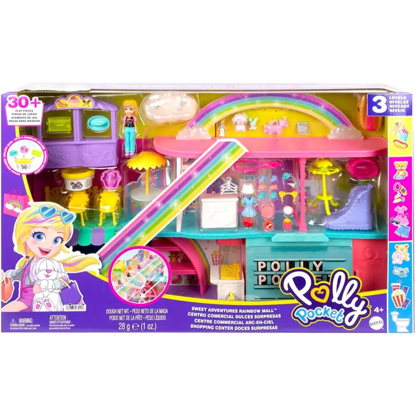 Polly Pocket Gökkuşağı Alışveriş Merkezi Oyun Seti - 2