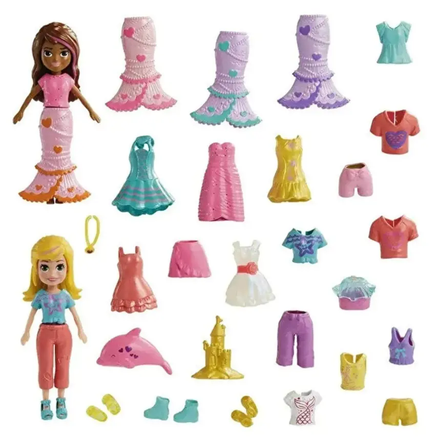 Polly Pocket ve Arkadaşları Farklı Moda Aksesuarları Oyun Setleri - 1