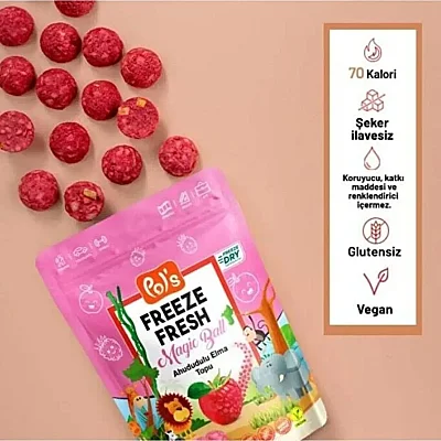 Pol's Freeze Fresh Ahududu Elma Topu 20 gr (1)