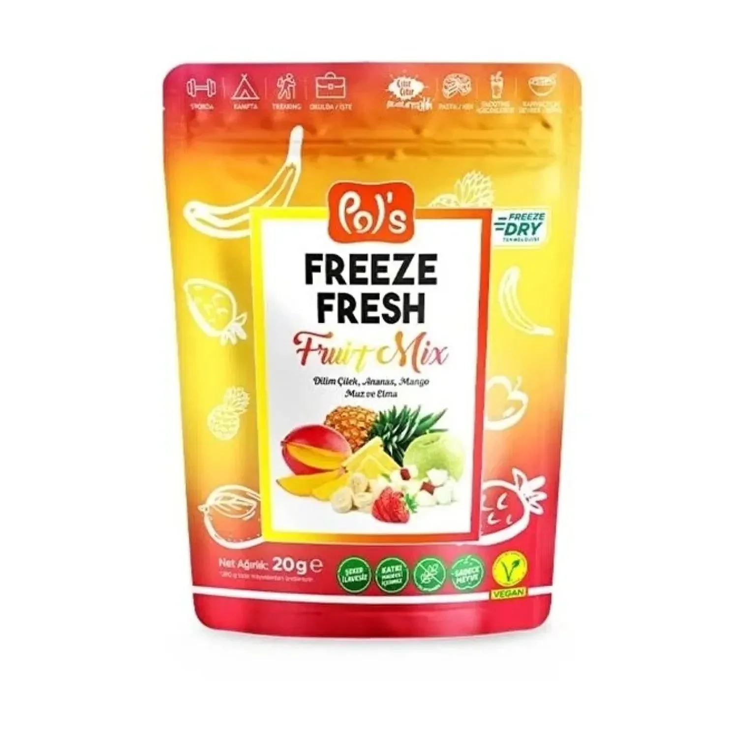 Pol's Freeze Fresh Fruit Mix 20 gr