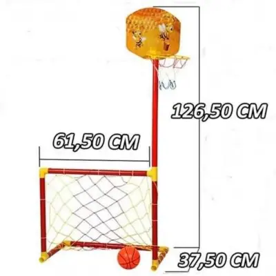 Portatif Futbol Kalesi ve Basket Potası - 2