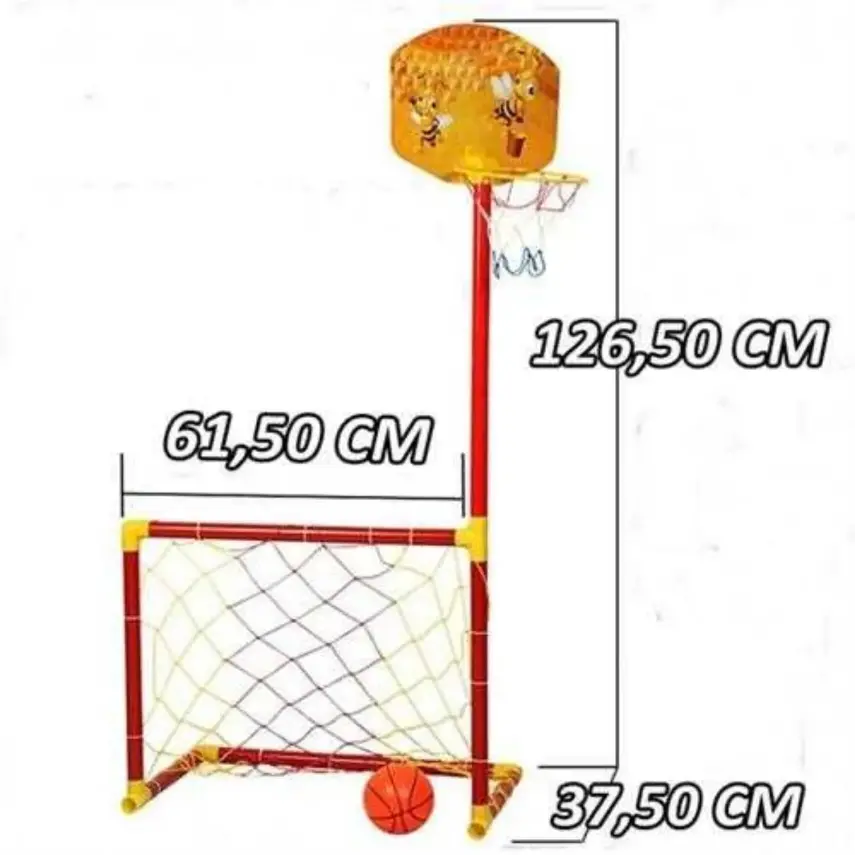 Portatif Futbol Kalesi ve Basket Potası - 2