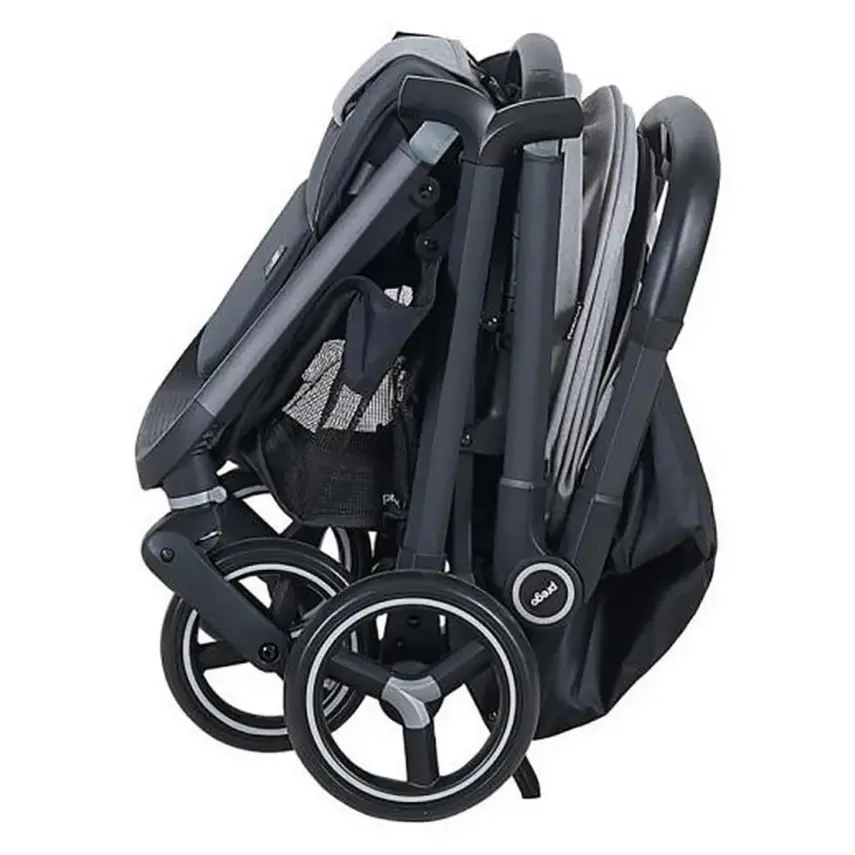 Prego 2026 Smart Fold Otomatik Katlanır Ayak Örtülü Bebek Arabası Gri - 8