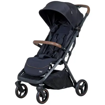 Prego 2026 Smart Fold Otomatik Katlanır Ayak Örtülü Bebek Arabası Siyah - 2