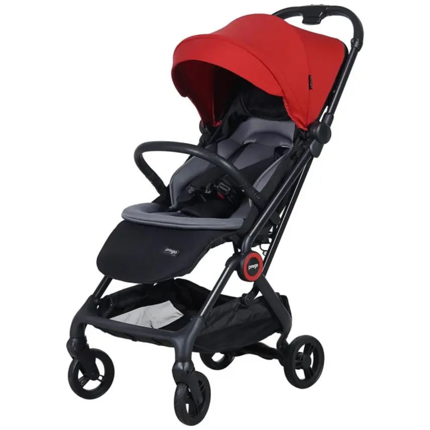 Prego 2228 Easy Fold Kabin Bebek Arabası Kırmızı - 2