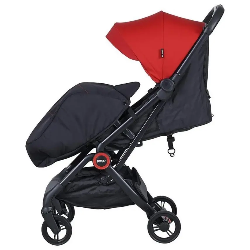 Prego 2228 Easy Fold Kabin Bebek Arabası Kırmızı - 5
