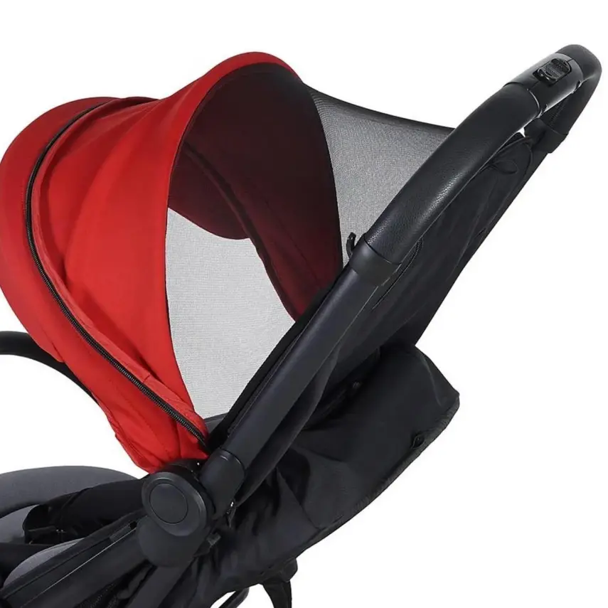 Prego 2228 Easy Fold Kabin Bebek Arabası Kırmızı - 6