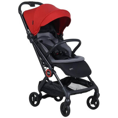 Prego 2228 Easy Fold Kabin Bebek Arabası Kırmızı