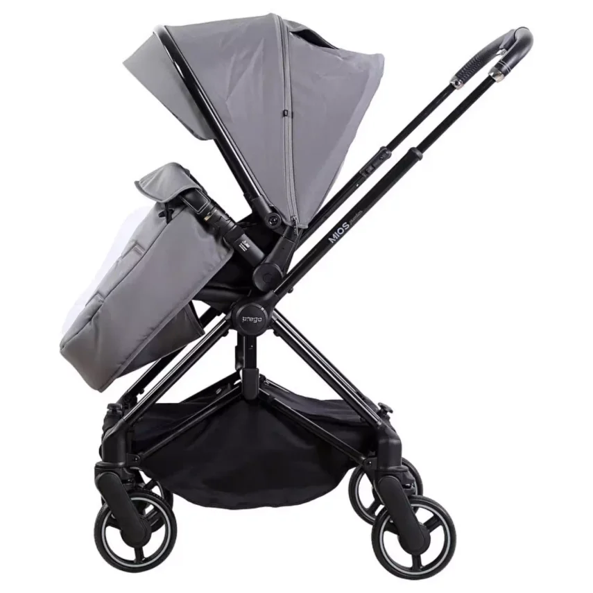 Prego 2415 Mios Premium I-Size Bebek Arabası Gri - 5