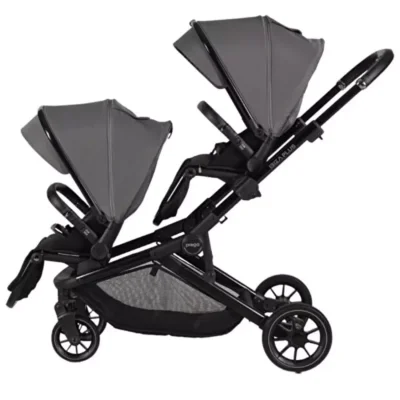 Prego 2420 Ibiza Plus I-Size Travel Sistem İkiz Bebek Arabası Gri - 4