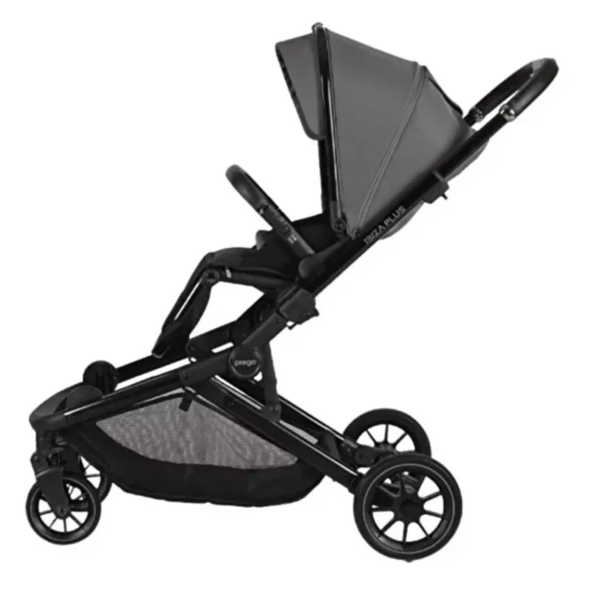 Prego 2420 Ibiza Plus I-Size Travel Sistem İkiz Bebek Arabası Gri - 5