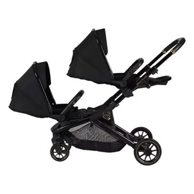 Prego 2420 Ibiza Plus I-Size Travel Sistem İkiz Bebek Arabası Siyah - 3