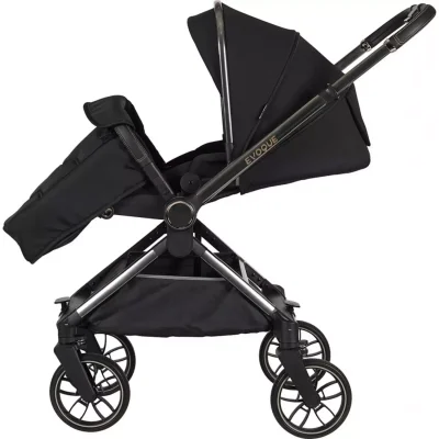 Prego 2425 Evoque I-Size Bebek Arabası Siyah - 5