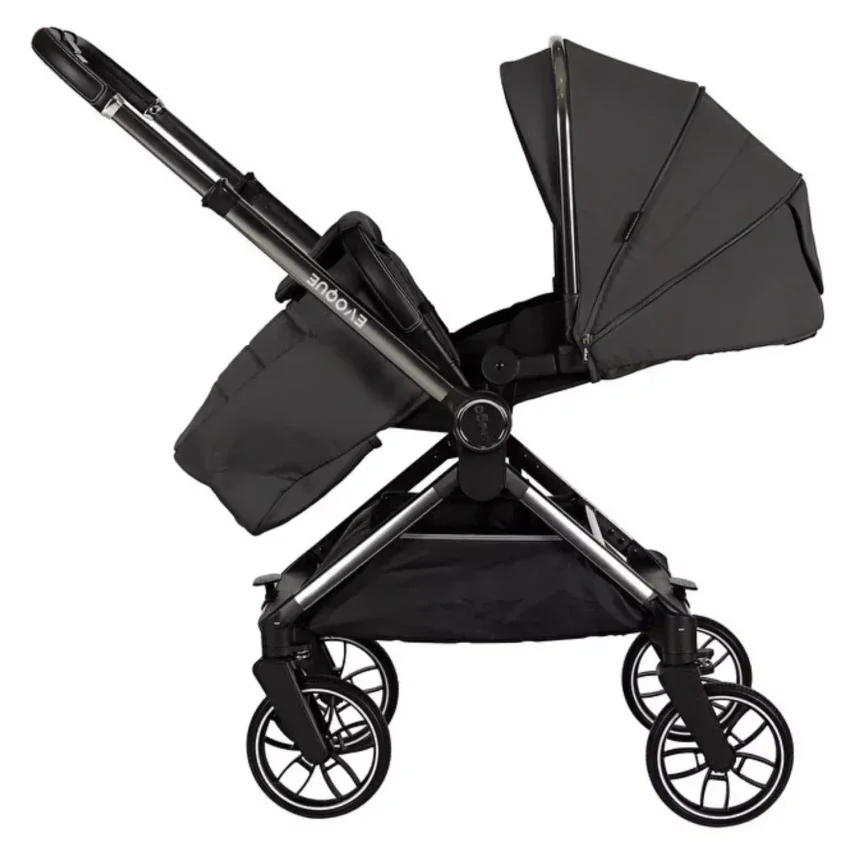 Prego 2425 Evoque I-Size Travel Sistem Bebek Arabası Gri - 5