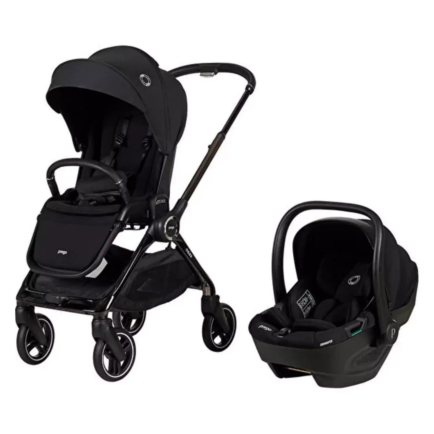 Prego 2440 Noax Zenofix Travel Sistem Bebek Arabası Siyah