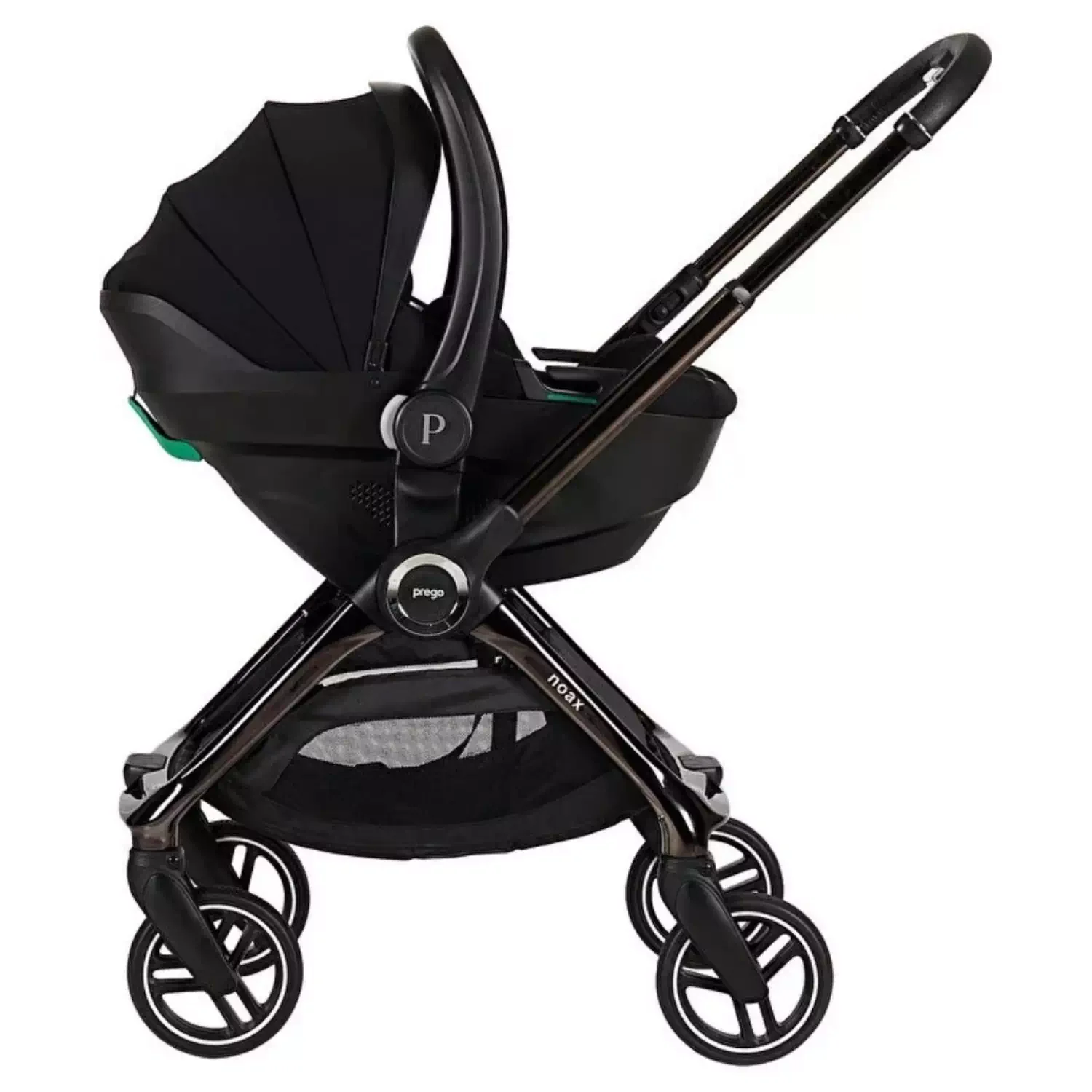Prego 2440 Noax Zenofix Travel Sistem Bebek Arabası Siyah
