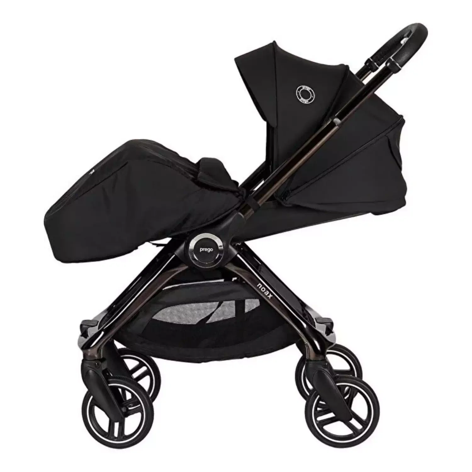 Prego 2440 Noax Zenofix Travel Sistem Bebek Arabası Siyah