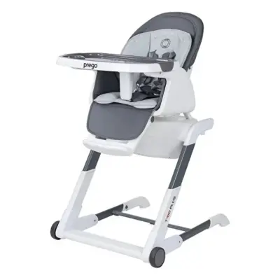 Prego 4029 Trio Plus Fonksiyonel Mama Sandalyesi ve Ana Kucağı Gri - 2