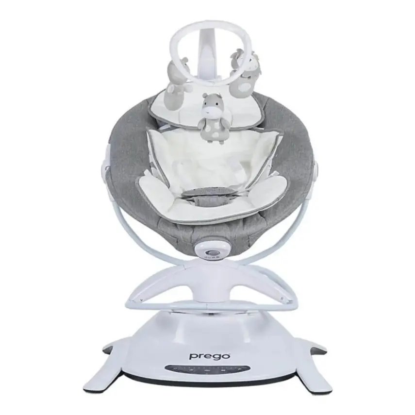 Prego 4086 Yummy Uzaktan Kumandalı Elektrikli Beşik Gri - 11