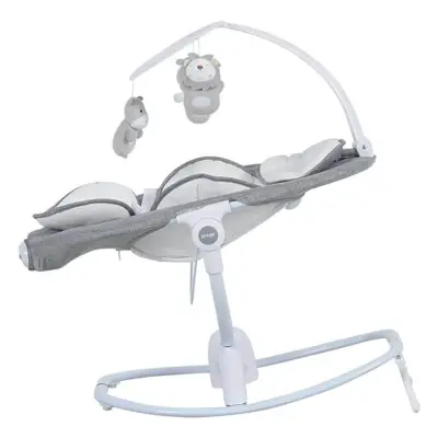 Prego 4086 Yummy Uzaktan Kumandalı Elektrikli Beşik Gri - 7