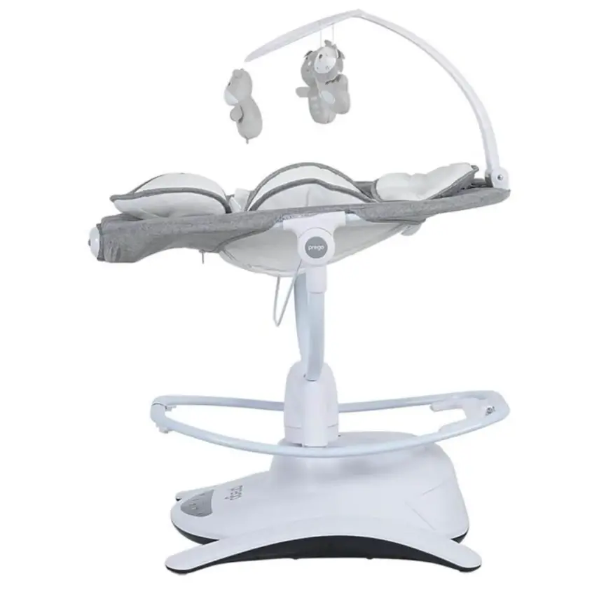 Prego 4086 Yummy Uzaktan Kumandalı Elektrikli Beşik Gri - 10