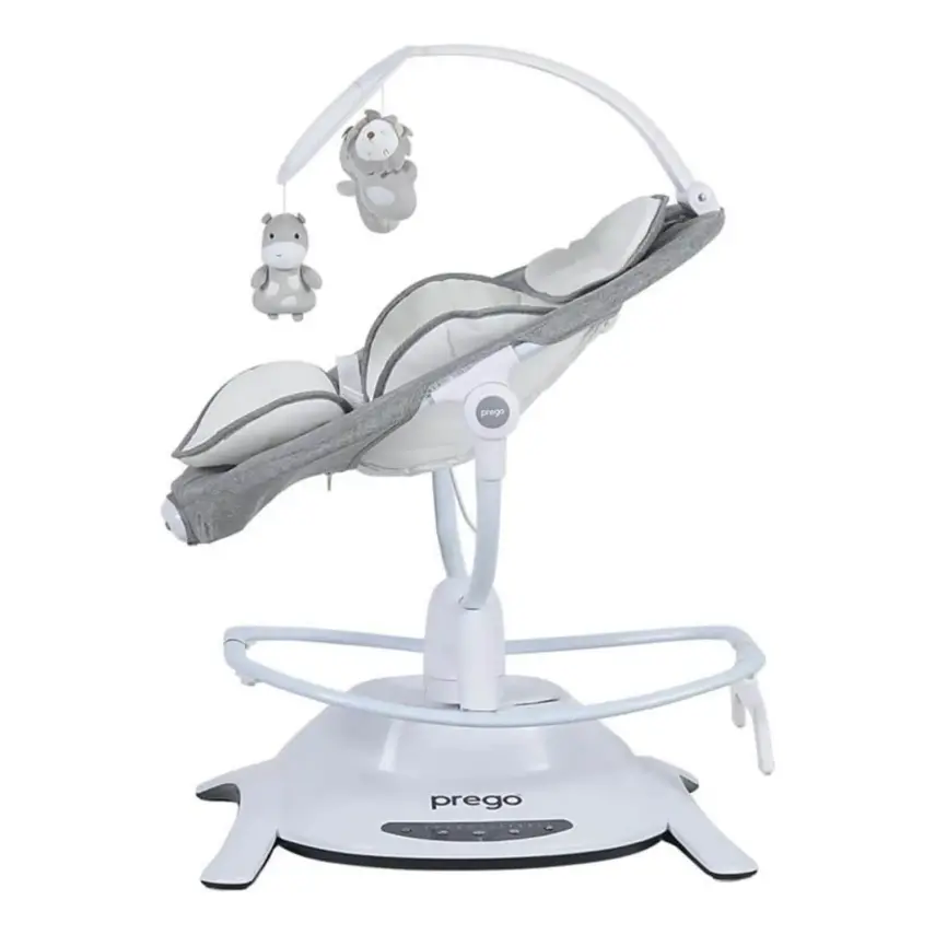 Prego 4086 Yummy Uzaktan Kumandalı Elektrikli Beşik Gri - 19