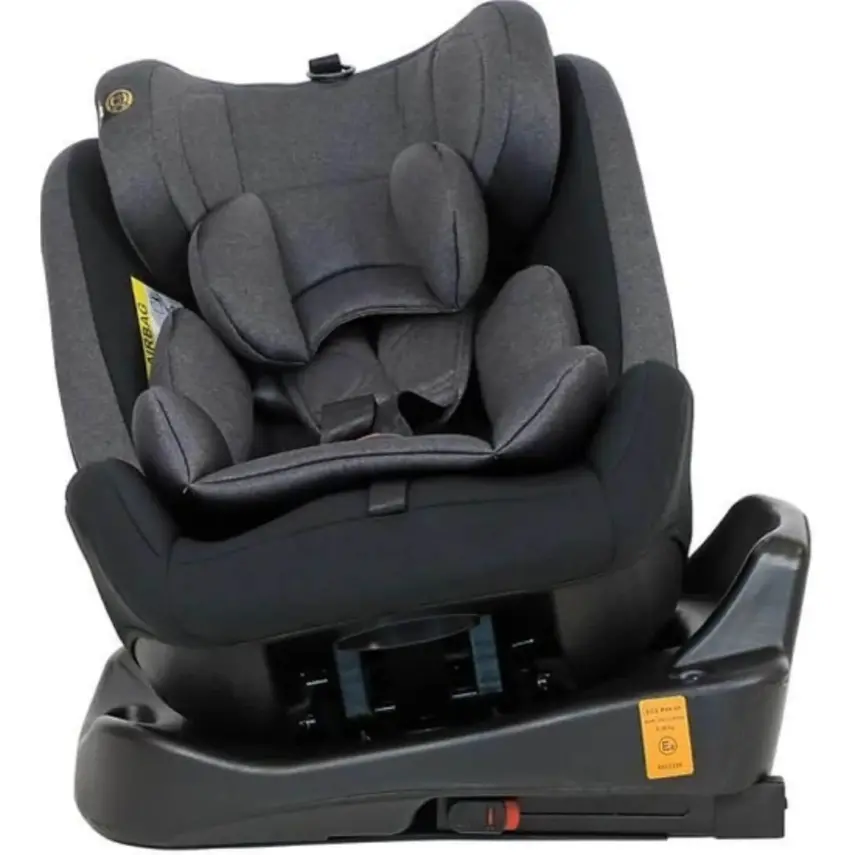Prego 4088 Strongfix  360° Dönebilen 0-36 kg Isofix'li Oto Koltuğu Füme - 7