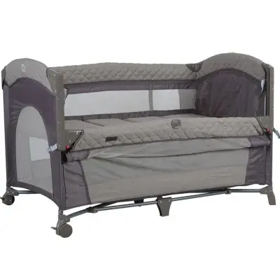 Prego 8040 Miami Premium Anne Yanı Oyun Parkı 70x120 cm Bej (1)