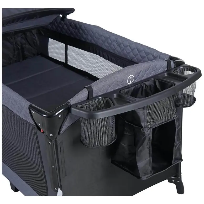 Prego 8040 Miami Premium Anne Yanı Oyun Parkı 70x120 cm Füme - 8