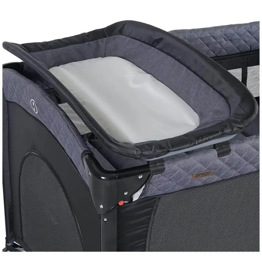 Prego 8040 Miami Premium Anne Yanı Oyun Parkı 70x120 cm Füme - 9