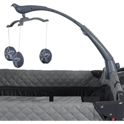 Prego 8040 Miami Premium Anne Yanı Oyun Parkı 70x120 cm Gri - 7