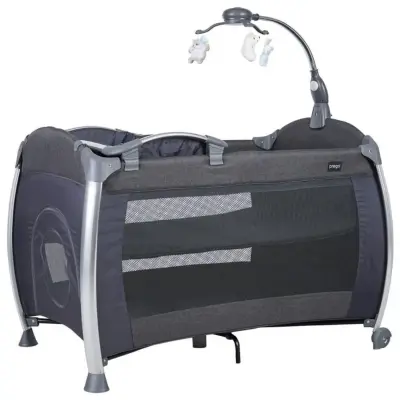 Prego 8060 Elegance Müzikli Işıklı Oyuncaklı Oyun Park 70X110 Cm Gri 